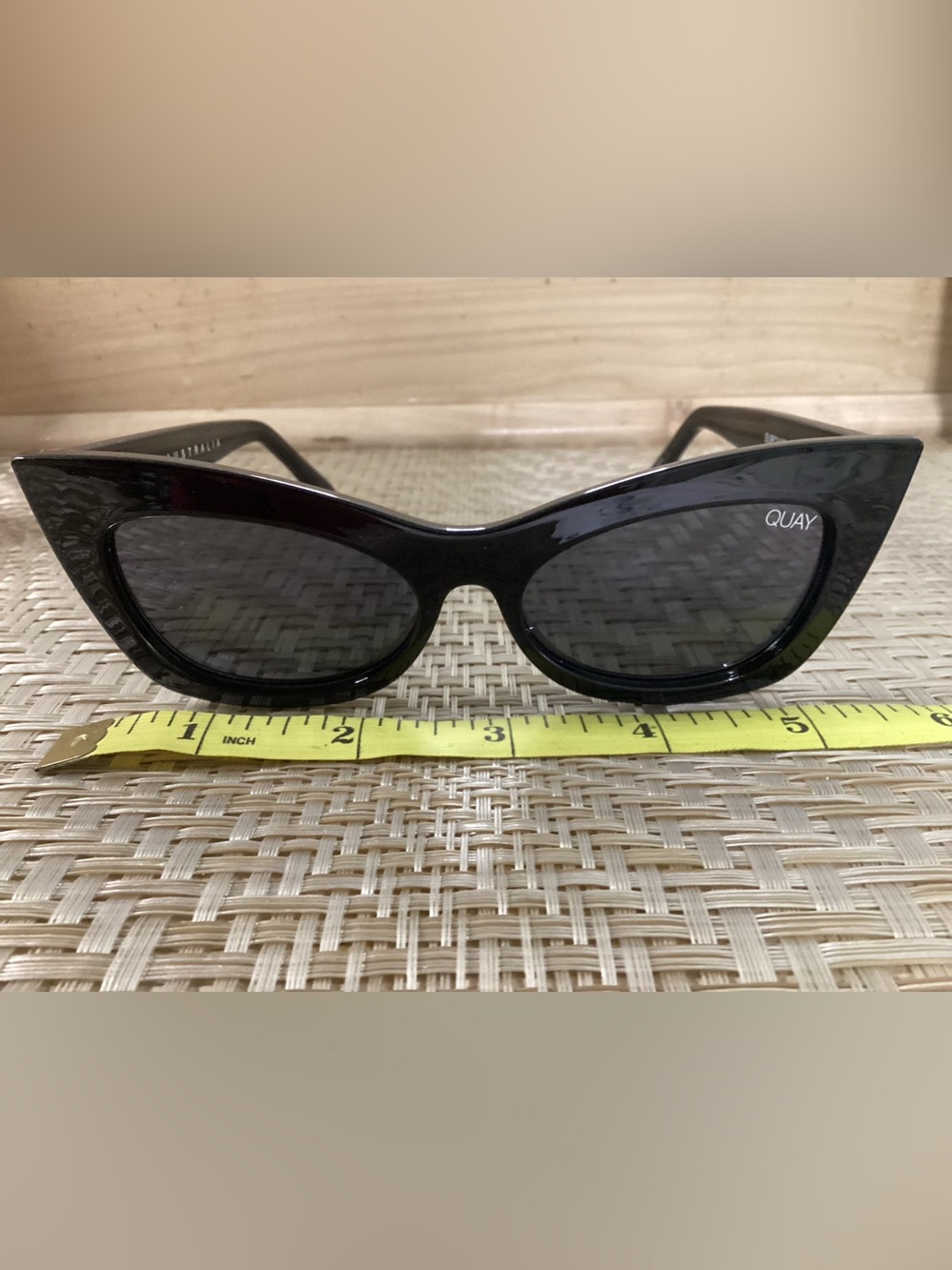 Quay Australia  Subculture 111 Black Cat-Eye Sunglasses - Picture 6 of 6